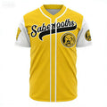 Summer New Dinosaur Team Baseball Style Seven Color Team Theme Family Matching Children's Quick Drying Loose Fitness T-shirt Yellow