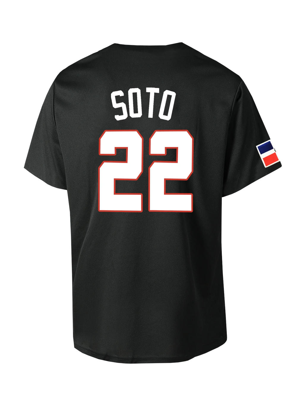 Men's 22 Dominicana Baseball Jerseys 90s Hip Hop Button Down Baseball Shirts