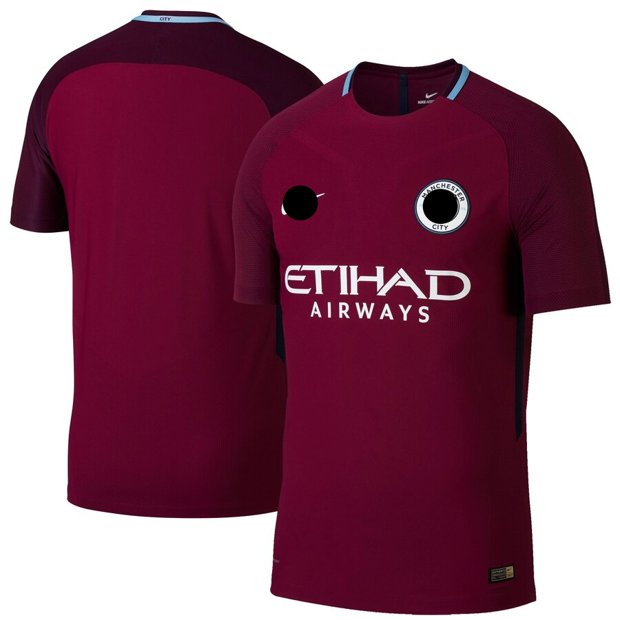 2017/18 Away Authentic Blank Jersey - Burgundy