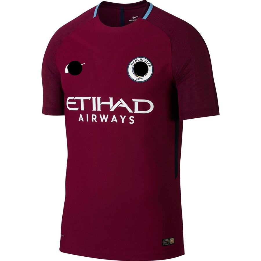 2017/18 Away Authentic Blank Jersey - Burgundy
