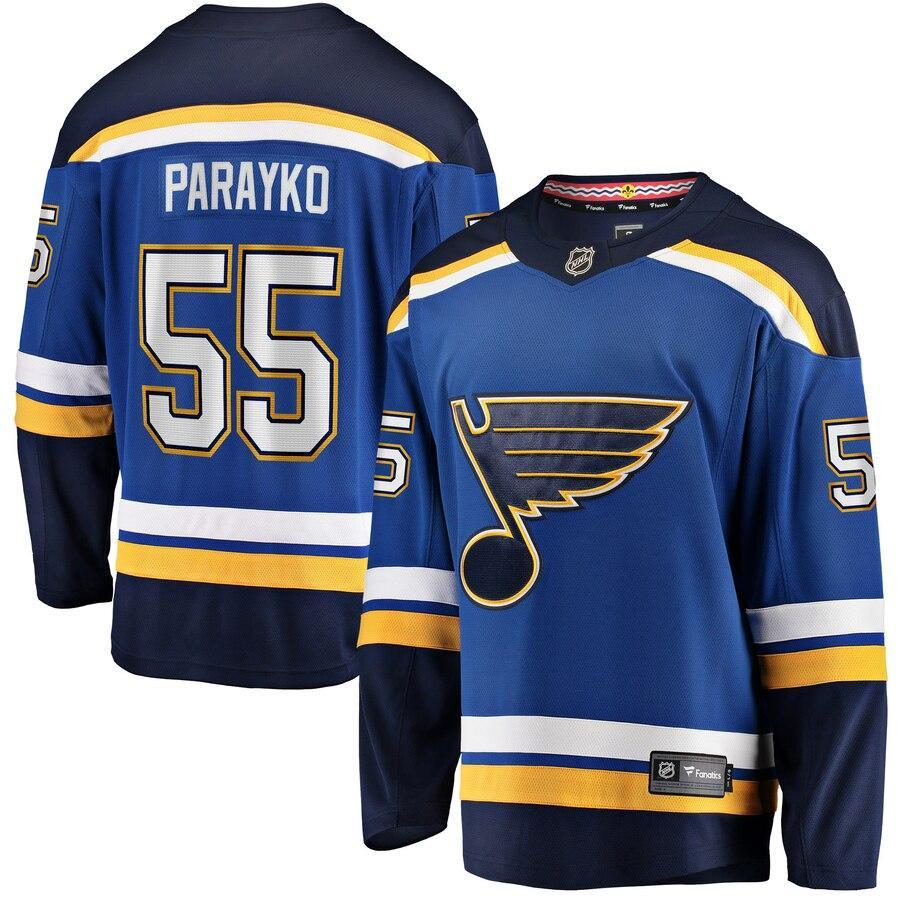 Colton Parayko St. Louis Blues Branded Breakaway Player Jersey – Blue