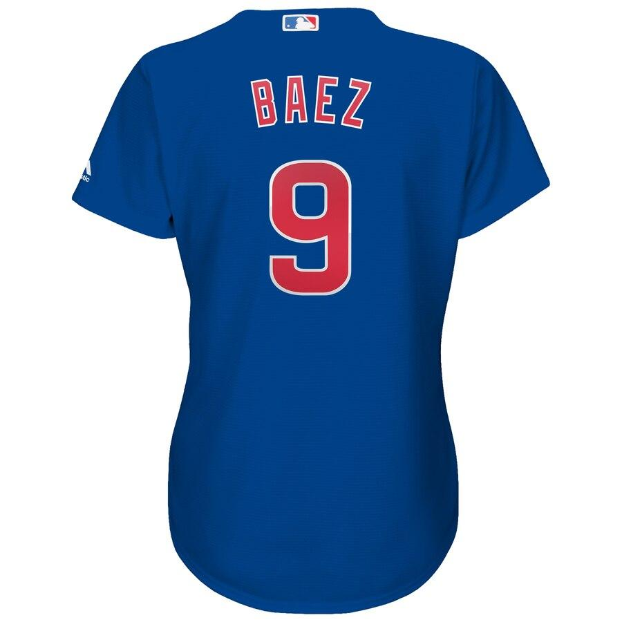Javier Baez 9 Chicago Cubs Women's Alternate Cool Base Replica Player Jersey