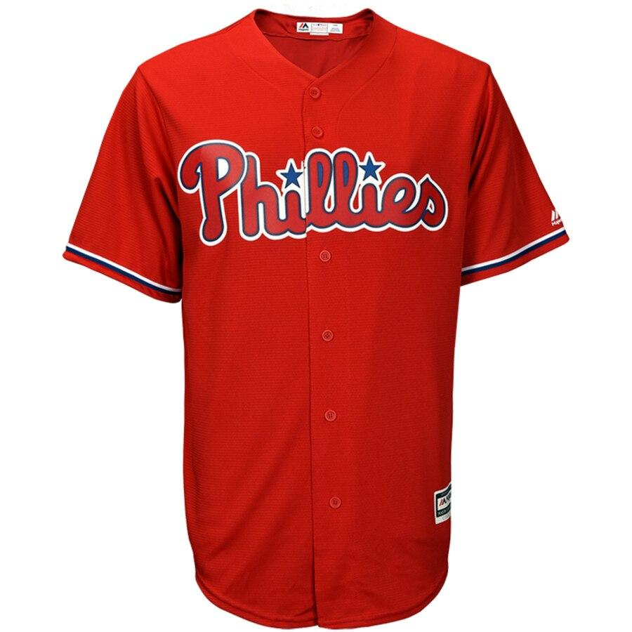 Rhys Hoskins Philadelphia Phillies Alternate Official Cool Base Player Jersey