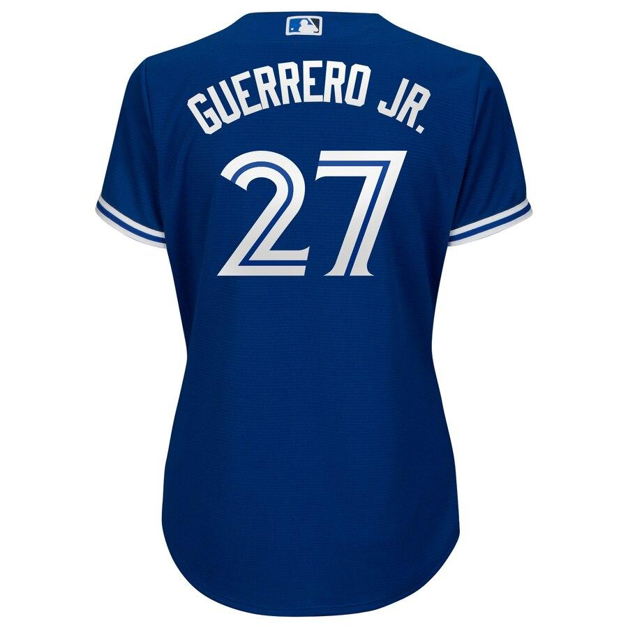 Vladimir Guerrero Jr. 27 Toronto Blue Jays Women's Royal Cool Base Player Jersey