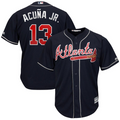 Ronald Acuna Jr. Atlanta Braves  Alternate Cool Base Player Athletic Shirt