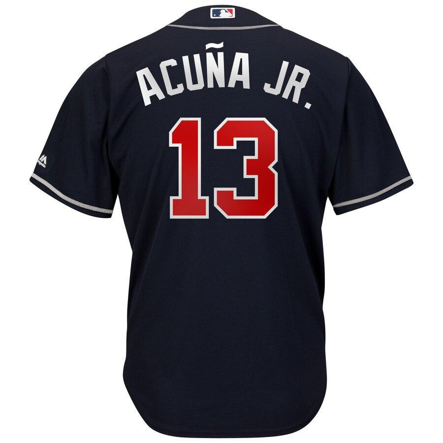 Ronald Acuna Jr. Atlanta Braves  Alternate Cool Base Player Athletic Shirt