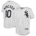 Yoan Moncada 10 Chicago White Sox Youth White/Black Home Official Cool Base Player Jersey