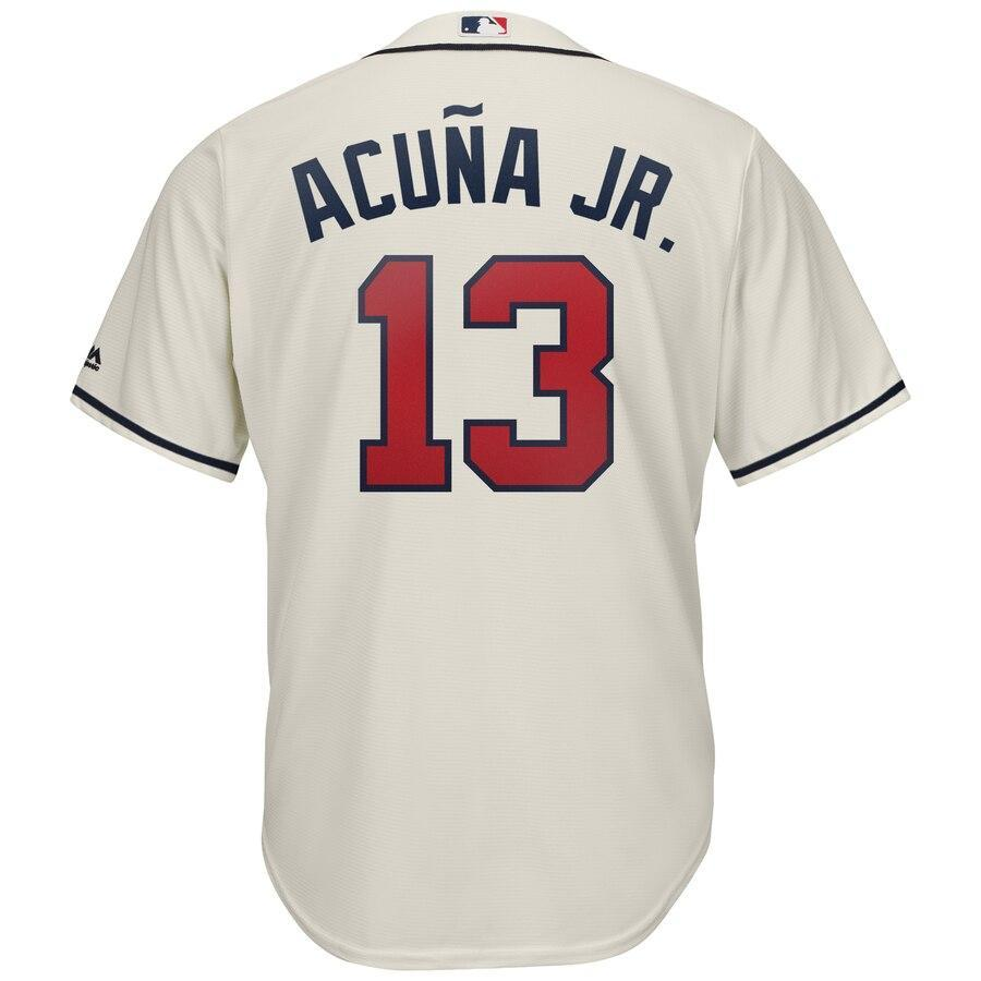Ronald Acuna Jr. Atlanta Braves  Alternate Cool Base Player Athletic Shirt