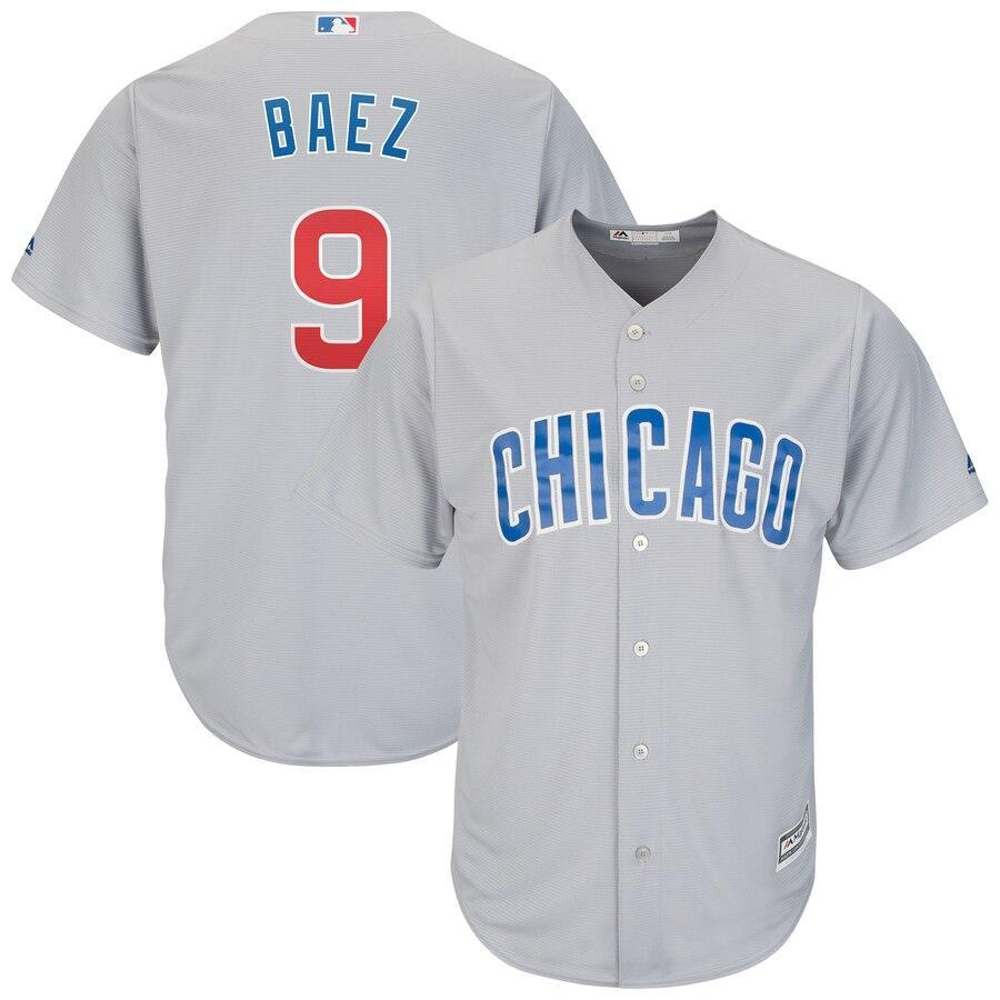 Javier Baez Chicago Cubs  Away Cool Base Player Athletic Shirt