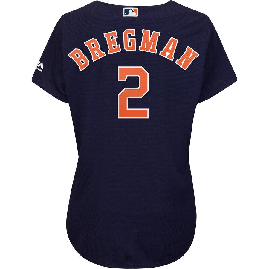 Alex Bregman Houston Astros Women's Navy Alternate Cool Base Player Jersey