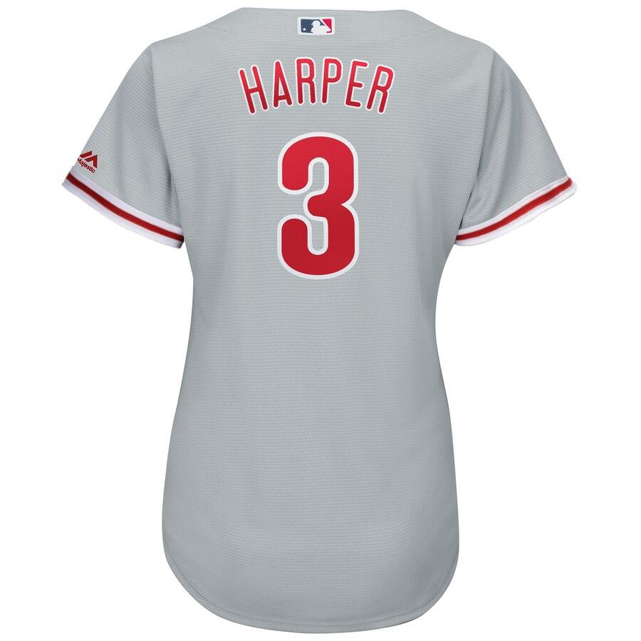 Bryce Harper Philadelphia Phillies Women's Away Official Cool Base Player Jersey