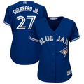 Vladimir Guerrero Jr. Toronto Blue Jays Women's Plus Size Cool Base Player Jersey – White
