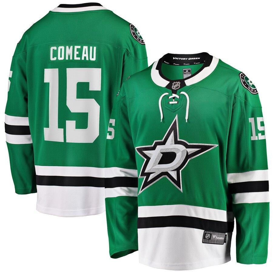 Blake Comeau Dallas Stars Branded Home Breakaway Player Jersey – Kelly Green