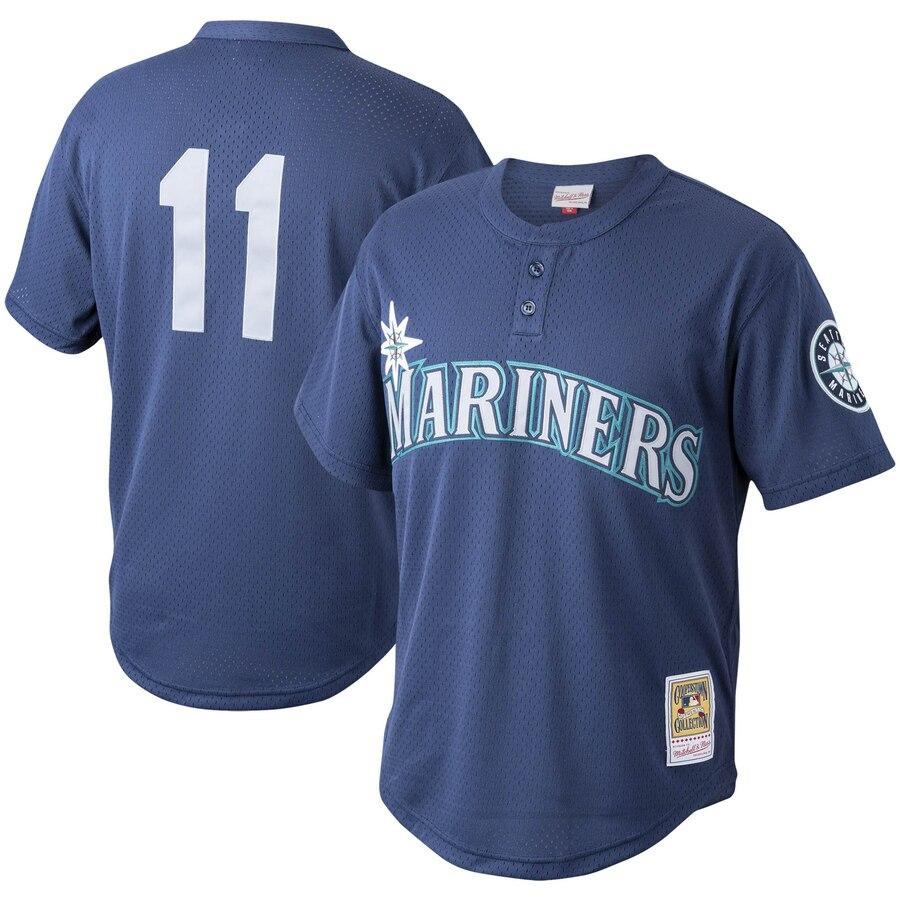 Navy Cooperstown Collection Mesh Batting Practice Jersey