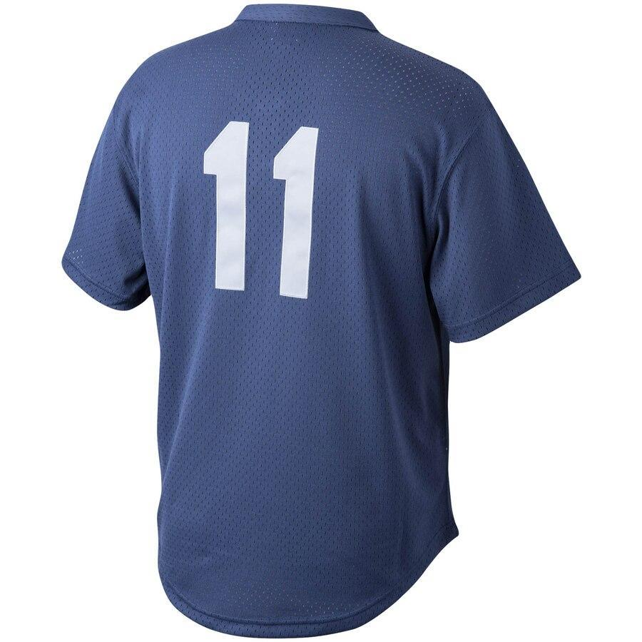 Men's Navy Cooperstown Collection Mesh Batting Practice Jersey