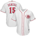 Nick Senzel Cincinnati Reds White Official Cool Base Player Jersey