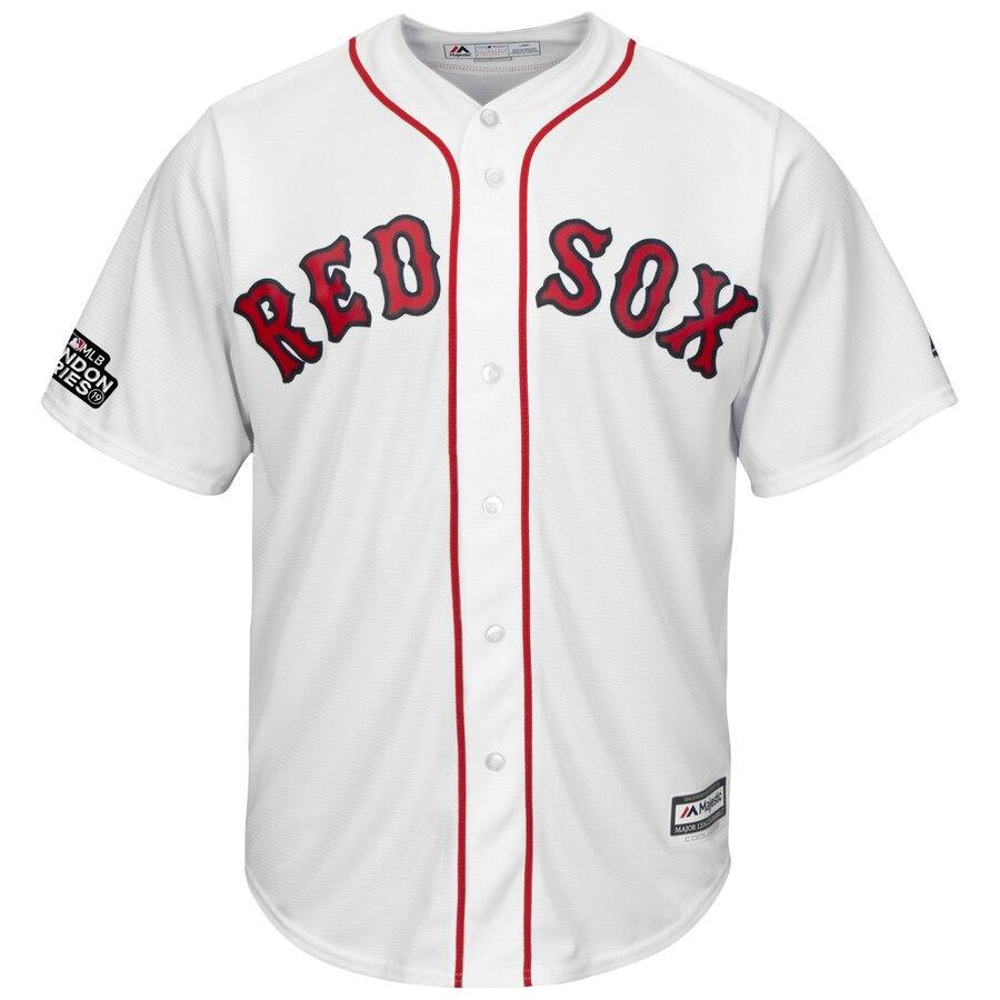 Andrew Benintendi 16 Boston Red Sox White  London Series Cool Base Player Jersey