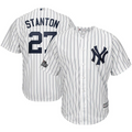 Giancarlo Stanton 27 New York City White/Navy 2019 London Series Cool Base Player Jersey