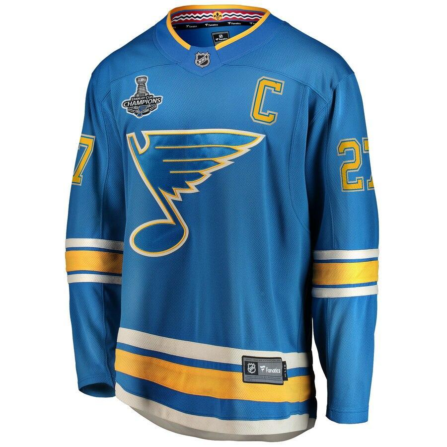 Alex Pietrangelo St. Louis Blues Branded 2019 Stanley Cup Champions Alternate Breakaway Player Jersey - Blue