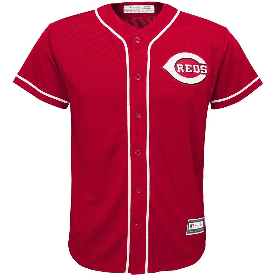 Yasiel Puig 66 Cincinnati Reds Youth Red Alternate Official Cool Base Player Jersey
