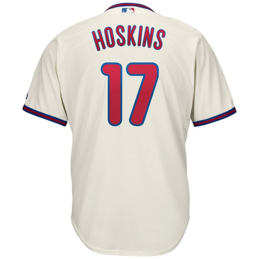 Rhys Hoskins Philadelphia Phillies Alternate Official Cool Base Player Jersey