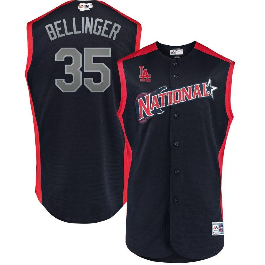 Bellinger National League Navy 2019 MLB All-Star Game Workout Player Jersey
