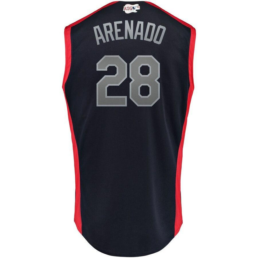 Nolan Arenado 25 National League Navy   All-Star Game Workout Player Jersey
