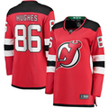Jack Hughes New Jersey Devils Branded Women's Home Breakaway Jersey – Red