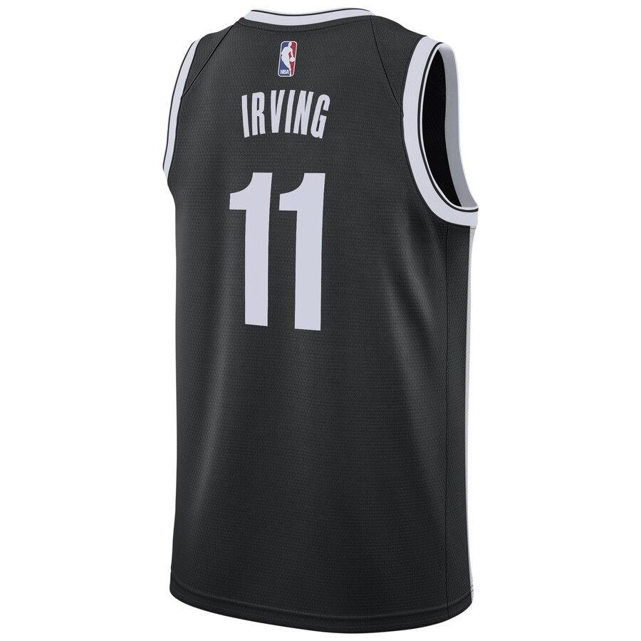 KI Basketball Shoe Irving Brooklyn Nets Black 2019/20 Swingman Jersey – Icon Edition