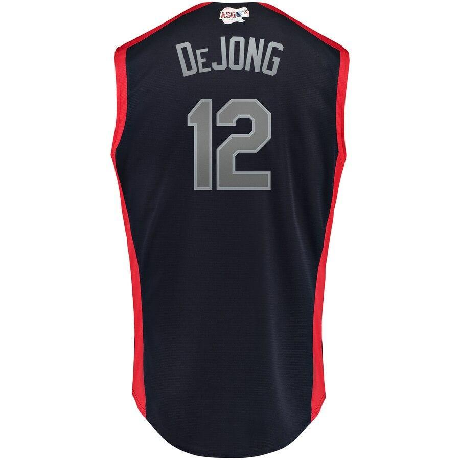 Paul DeJong 12 National League Navy/Red   All-Star Game Workout Player Jersey