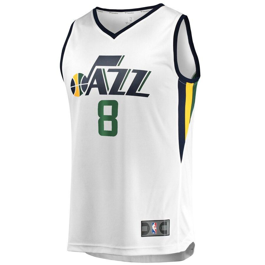 Mike Conley Utah Jazz White Fast Break Replica Jersey – Association Edition