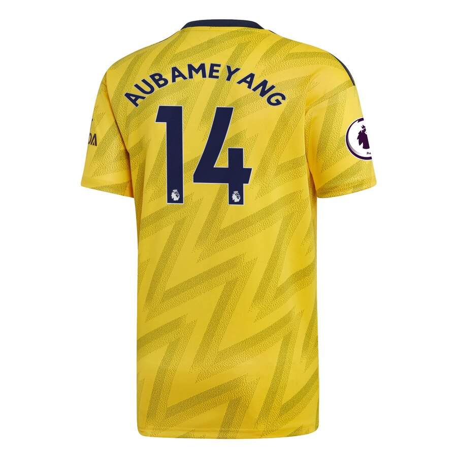 Aubameyang Classic Away Athletic Sports Shirt – Yellow