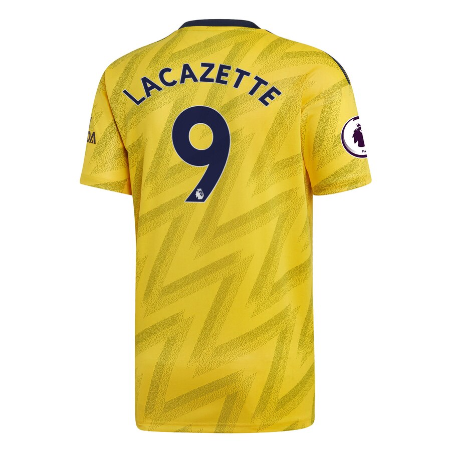 Lacazette 2019/20 Away Replica Player Jersey – Yellow