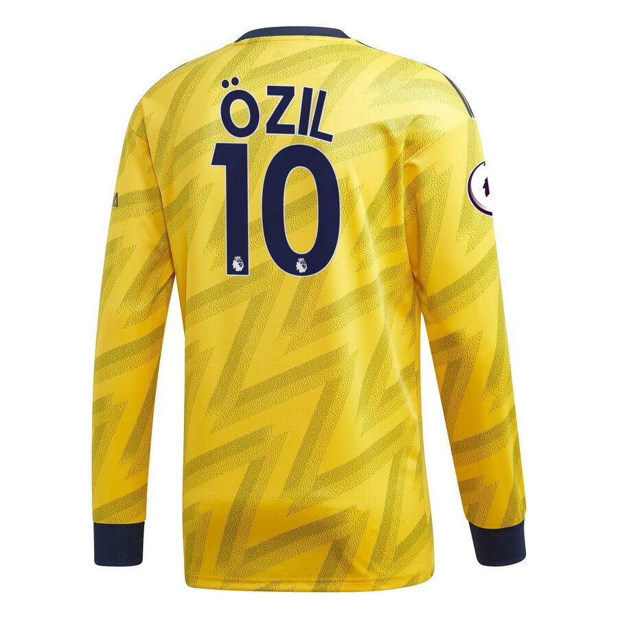 Özil Classic Away Premium Player Long Sleeve Jersey – Yellow