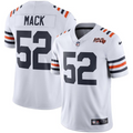 Men's Chicago Bears Khalil Mack White  100th Season Alternate Classic Limited Jersey