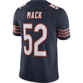 Men's Chicago Bears Khalil Mack Navy NFL 100th Season Limited Jersey