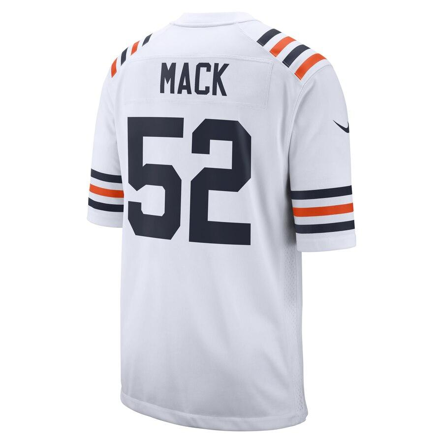 Men's Chicago Bears Mitchell Trubisky Orange 100th Season Game Jersey